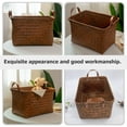 thumbnail image 6 of Imitation Rattan Woven Basket Laundry Basket Laundry Holder Laundry Storage Basket, 6 of 6