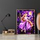 thumbnail image 5 of Cuadros Decorativos 5D DIY taladro redondo completo diamante pintura princesa dibujo Wdftyju embutido en tela, 5 of 9