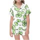 thumbnail image 1 of Odeerbi 2-12 Años Niños Niñas Verano St. Patrick'S Day Pijama de Satén Con Solapa de Muesca Conjunto de Pantalones Cortos Ropa de Dormir Conjuntos de Pijama, 1 of 5