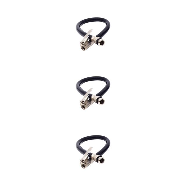 Riwesomey Manguera de inflado de neumáticos a prueba de explosiones, manguera Flexible para neumáticos, Clip de bloqueo, ahorro de espacio, manómetro, Type1 NO1 Riwesomey CBP027591