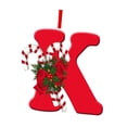 thumbnail image 2 of Adornos navideños con letras colgantes, adornos navideños decorativos para centros comerciales, coronas, cumpleaños, año Nuevo, interiores K, 2 of 8