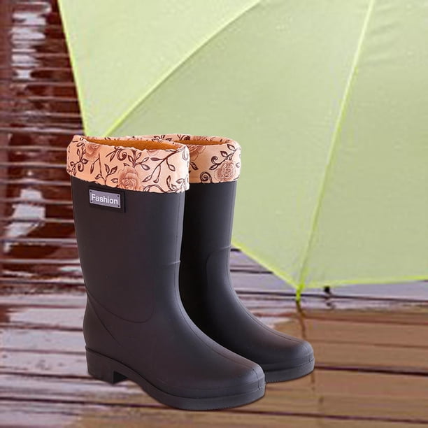 Stivali Da Pioggia Impermeabili Donna MGGMOKAY – Corti, In PVC Elastico, Suola Antiscivolo, Moda Per Giardino E Outdoor - 3