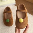 thumbnail image 2 of DeHolifer Mary Janes Shoes for Girls Round Toe Cute Strap Ballet Comfy Walking Casual Dressy Shoes, 2 of 6