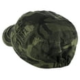 thumbnail image 4 of D&Y Unisex Cotton Distressed Layered Frayed Cadet Military Cap, Black, 4 of 4