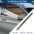 thumbnail image 3 of Película de tinte para ventanas de automóvil Unique Bargains, película de privacidad para ventanas, PET cerámico nano para automóvil, 1 pieza, 70% VLT, azul, 10 pies x 20 pulgadas, 3 of 7