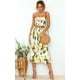 thumbnail image 4 of Blusa floral para mujer, vestido de traje con falda larga, 4 of 7