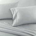 thumbnail image 4 of Better Homes & Gardens 2-Piece 300 Thread Count Soft Silver Cotton Sateen Pillowcase Set, King, 4 of 7