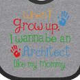 thumbnail image 4 of Inktastic Architect Like Mommy Boys or Girls Baby Bib, 4 of 4