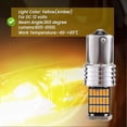 thumbnail image 3 of 2 Pcs Ampoules LED 1156 Ambre 7506 P21W BA15S, 3 of 5