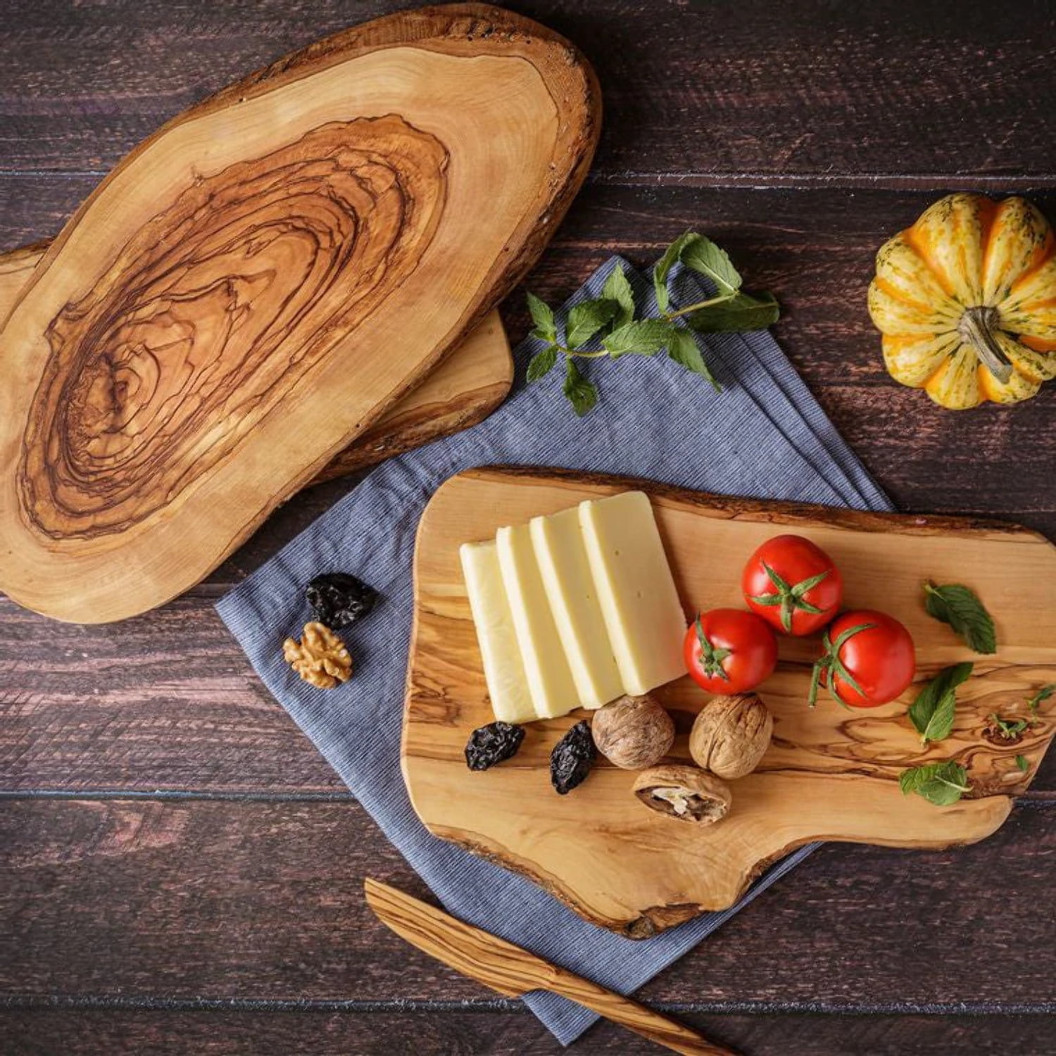 Large Board Olive Wood Breakfast Board Chopping Board Serving Tray 15 11/16in 
