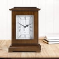 thumbnail image 2 of Walnut Table Clock – Decorative Lockable Storage Box, 2 of 5