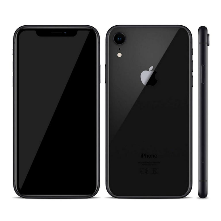 Apple iPhone XR 64GB Fully Unlocked (Verizon + Sprint + GSM Unlocked) -  Black - (Used)