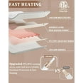 thumbnail image 6 of JoanKaren Electric Blanket 100"x90" King Size Heated Blanket,LCD Dual Controller,10 Heating Levels,1-12H Time Settings,ETL Certified,White, 6 of 8