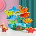 thumbnail image 6 of ​Dinosaur Stacking Blocks STEM Toy - 6 Balance Puzzles w/ Animal Figures ,Educational Games for Kids 3-8 ,Develop Focus, Motor Skills & Parent Bonding​​ A, 6 of 9