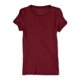 thumbnail image 1 of Aeropostale Camiseta básica sólida para mujer, roja, pequeña Aeropostale Camiseta básica, 1 of 2
