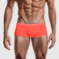 thumbnail image 4 of Uikmnh Men Breathable Underpants Solid Pouch Shorts Lightweight Blend Everyday Underwear, 4 of 8