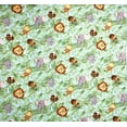 thumbnail image 2 of 1 Fat Quarter - Jungle Babies Baby Animals Nursery Cotton Fabric - 18" X 21", 2 of 2