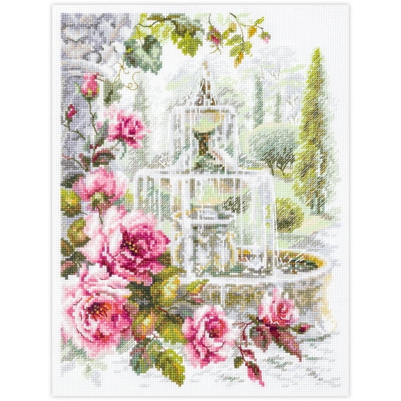 Fountain of Desires Cross Stitch Kit by Magic Needle