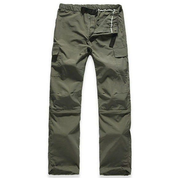 Convertible Outdoor Performance Cargo Pants for Men Adventure Travel Hiking Camping Trousers with Sun