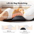 thumbnail image 4 of Triple Fusion Back Massager with heat, vibration, and traction relieves lower Back pain and provides spinal support., 4 of 9