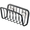 thumbnail image 1 of Soporte para esponja con ventosas ZHAOCHENG organizador de metal para fregadero negro mate, 1 of 5