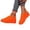 Orange, variant on KEVCHE Womens Fashion Plus Size Flyknit Breathable Round Toe Casual Shoes, Slip On Walking Shoes, Wedge Sneakers, Orthopedic Chunky Mesh Sock Sneakers