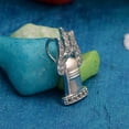 thumbnail image 5 of Mooneye 925 Sterling Silver Lord Shiva Lingam Traditional Religious Unisex Pendant Jewelry, 5 of 5