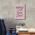 thumbnail image 3 of Epic Graffiti 'Workout, Smile, Sleep, Repeat' by Lux + Me Designs, Giclee Canvas Wall Art, 18"x26", 3 of 6