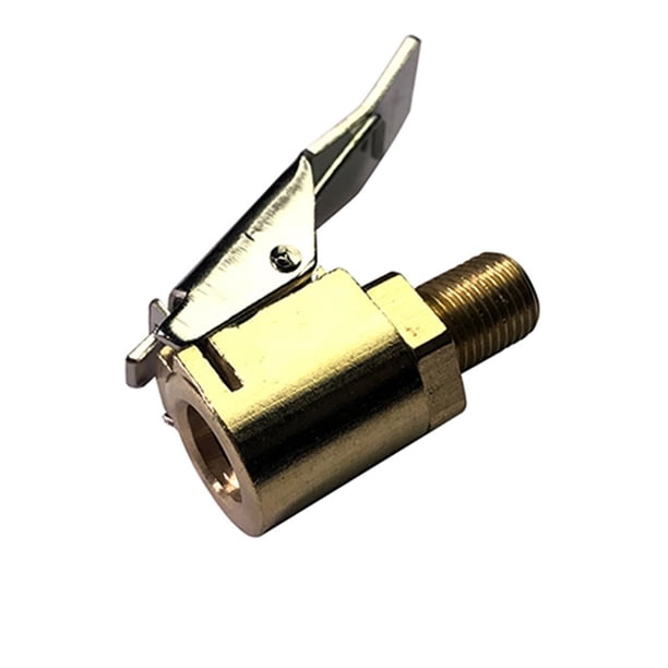 Riwesomey Mandril de aire para neumático de coche de 8mm con Clip, bomba inflable de latón, válvula de compresor, adaptador de Clip, interfaz roscada, Herramientas de reparación de automóviles Riwesomey VI1008-00B