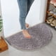 thumbnail image 1 of Juego de alfombras de baño de secado rápido | Alfombra de baño de microfibra absorbente y antideslizante | Alfombra semicircular suave para baño, dormitorio o sala de estar, 1 of 5