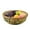 Beige-Hollow, variant on Round Bamboo Bread Basket - 9 Inch Woven Wicker Serving Tray for Fruits, Berries & Kitchen Storage - Stackable, Durable & Stylish for Restaurants, Picnics & Daily Use