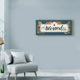 thumbnail image 3 of Trademark Fine Art 'Thankful V Blue' Canvas Art by Janelle Penner, 3 of 3