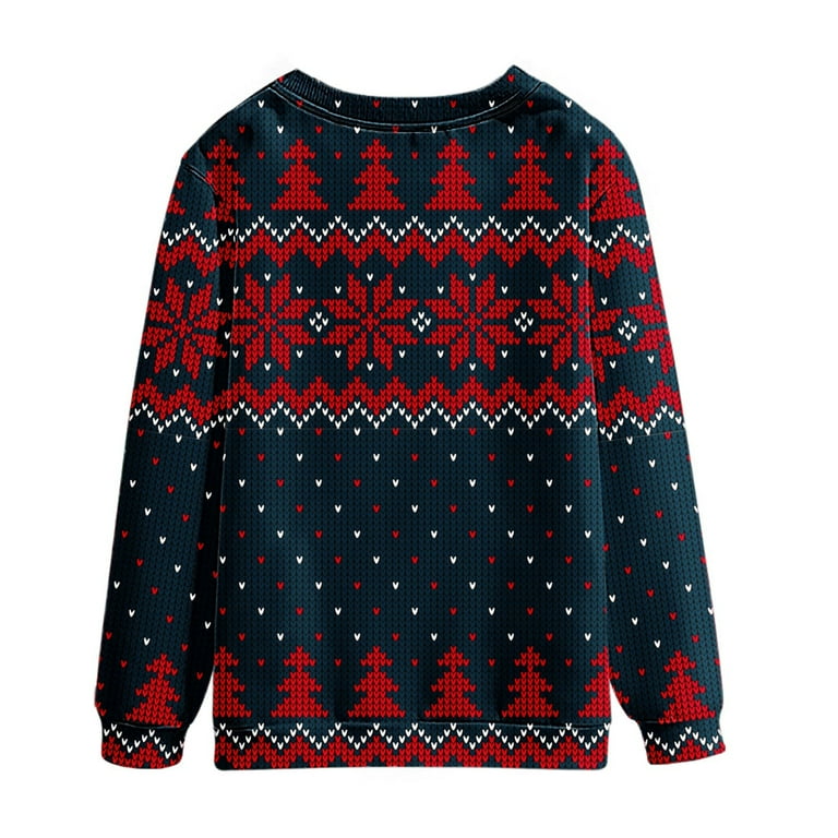 Mens Sweater Pullovers Ugly Christmas Sweaters for Men Stylish