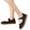 Black, variant on Walking Shoes Women Mesh Woven Soft-Sole Casual Breathable Non-Slip Flats with Buckle Snap Indoor Outdoor Comfortable Platform Shoes Black 41(US-8.5)