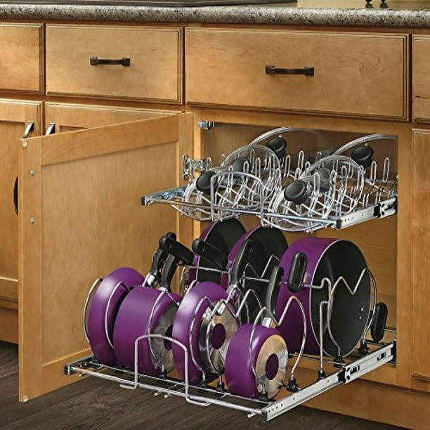 Rev A Shelf 5cw2 2122 Cr 21 In Pull Out 2 Tier Base Cabinet Rev A Shelf 5cw2 2122 Cr 21 In