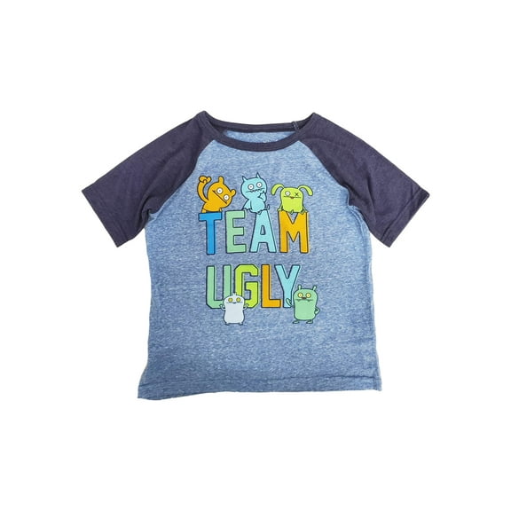 Ugly Dolls Boys Blue Short Sleeve Team Ugly Tee Shirt T-Shirt 6