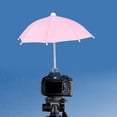 thumbnail image 6 of Rushawy 10.6" Umbrella for Camera with Hot Shoe Mount Accessory Versatile Waterproof Pink, 6 of 9