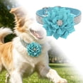 thumbnail image 2 of LLDYYDS Cute Dog Collar with Bling Rhinestone, Fancy Diamond Glitter Pretty Jewel Soft Cat Collars for Small Medium Large Breed Dogs Girl L, 2 of 6