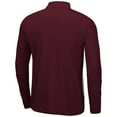 thumbnail image 3 of Men's Colosseum Heathered Gray/Maroon Texas A&M Aggies Prospect Quarter-Zip Jacket, 3 of 3