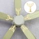 thumbnail image 1 of HOOWIFFY 5Ud Brazos Para Ventilador De En Metal Dorado Con Hardware Incluido Para Montaje Y Seguro, 1 of 7
