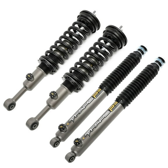 FAPO P3 Series Front and Rear Shock Absorbers 8 Stages Adjustable Damper Compatible With Toyota Tacoma 2005-2022, 3-3.5" Lift