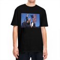 thumbnail image 3 of Camiseta de calle Arrested.Shot.Still Fighting Donald Trump, camiseta de algodón puro, camiseta de moda para hombres, ropa de manga corta Y2K, 3 of 5