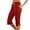 Red, variant on Summer Pants for Women Fashion Comfortable Casual Mid Waist Sport Pants Size Workout Indoor Soccer Jag Dress Pocket Women Casual plus Size Jean Sunflower Pajamas Lounging Red M