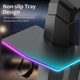 thumbnail image 4 of Station de Recharge Compatible avec Meta Quest 2/ Quest 3/Quest 3S/Quest Pro, Support Vertical de Recharge RVB, Accessoires avec Réglage de la Luminosité et 14 Effets Lumineux, Port de Recharge USB‐C, 4 of 6