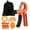 Orange, variant on Hengguang 6Pcs Hand Grip Strengthener Kit, Hand Strength Exerciser, Adjustable Resistance 22 to 132lbs Hand Gripper,Finger Exerciser,Finger Stretcher,Grip Ring & Stress Relief Grip Ball(Black)