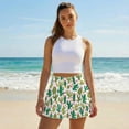 thumbnail image 5 of Xoenoiee Cactus Sunflower Flower Print Pleated Golf Skirts for Women High Waisted Tennis Skirt with 2 Pockets UPF 50+ Stretch Athletic Skirt for Pickleball Workout, 2XL, 5 of 7