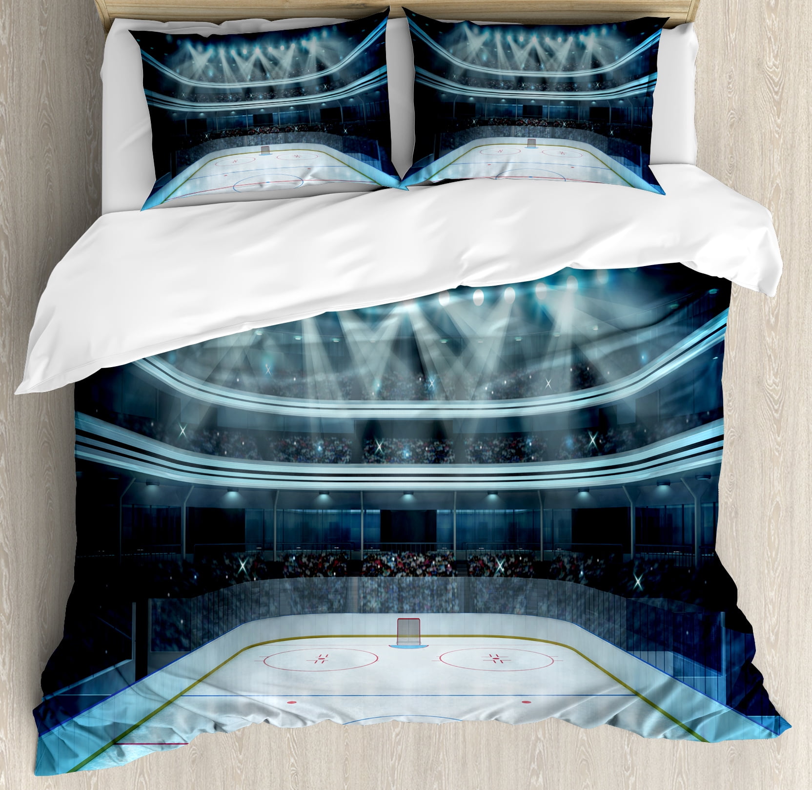 Ice Hockey Dreams 3-Piece Quilted Bedding Set GFTOHD7532