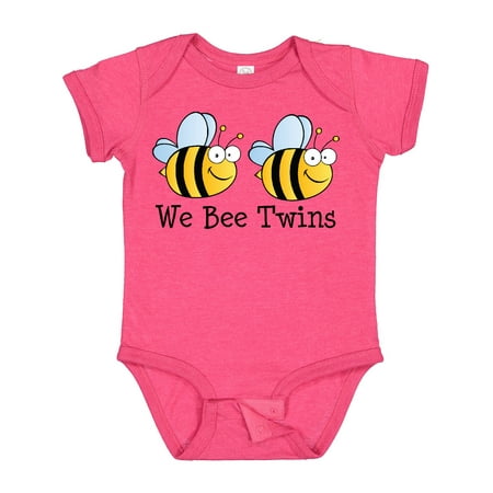

Inktastic We Bee Twins Gift Baby Boy or Baby Girl Bodysuit