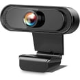 thumbnail image 1 of webcam pc camera webcam webcam streaming webcam, webcam 1080p webcam with microphone for pc webcam pc built-in microphone plug and play video calling, 1 of 5