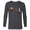 Charcoal Heather, variant on Marvel Studios Deadpool & Wolverine Dogpool Dog Poo L Emoji- Long Sleeve T-Shirt for Men - Customized-Athletic Heather